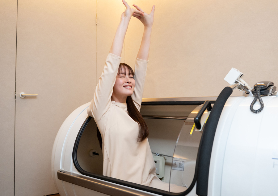 酸素生活の酸素カプセル